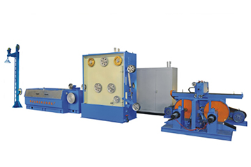 LHT-450/13水箱式銅大拉連拉連退雙盤(pán)自動(dòng)收線(xiàn)機(jī)組